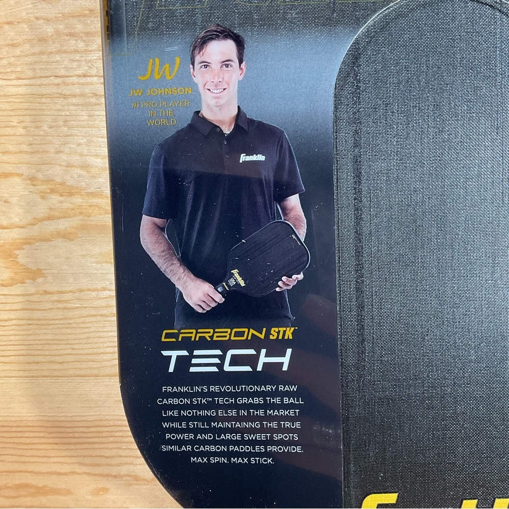 NEW Franklin Sports Signature Series Carbon STK Pickleball Paddle
JW Johnson - Picture 5 of 10